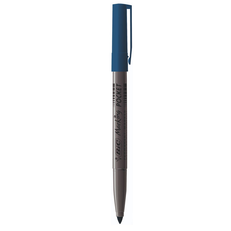 MARKER PERMANENT ALBASTRU 1.0MM 1445 BIC MARKER PERMANENT ALBASTRU 1.0MM 1445 BIC